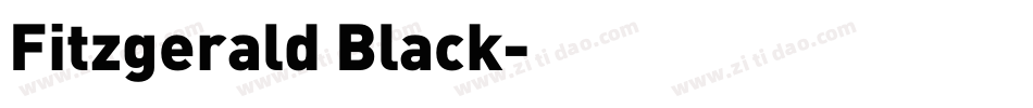 Fitzgerald Black字体转换